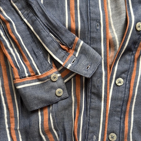 Striped Button-Up Shirt - Picture 4 of 4